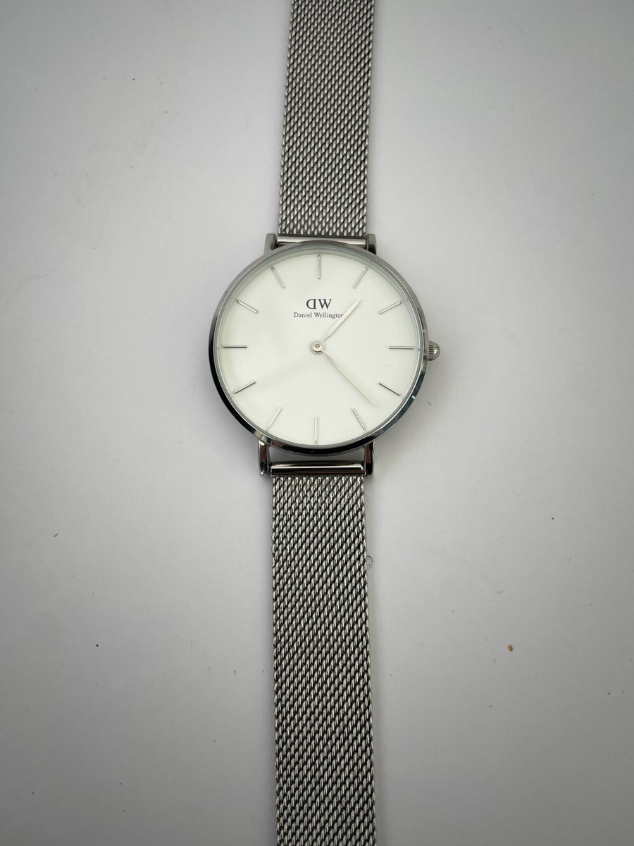Daniel Wellington Petite Sterling Watch Sterling Silver Mesh