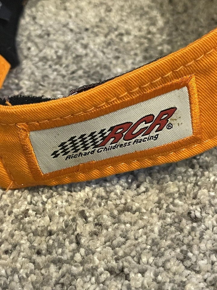 Chase Authentics JEFF BURTON # 31 Naranja Llamas Visera Gorra Sombrero Cingular NASCAR Foto 2 de 2