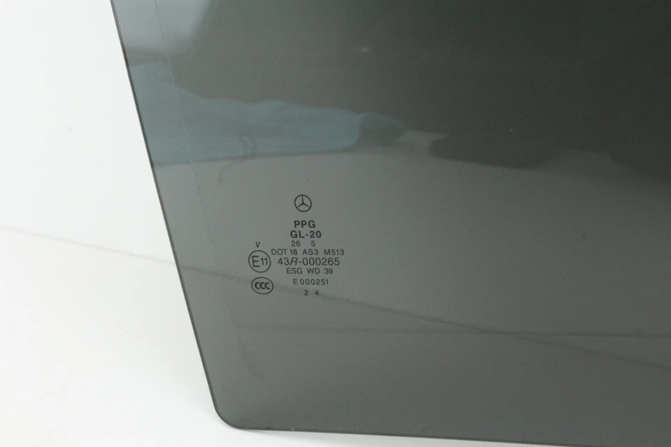 06-12 Mercedes Benz R350 Derecha Puerta Trasera Ventana Vidrio Fabricante de Equipo Original Foto 3 de 4