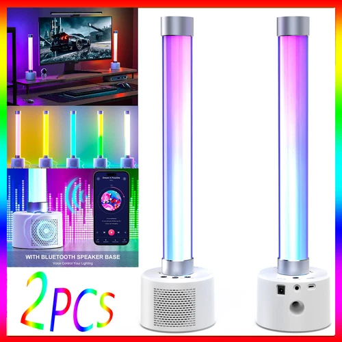 Barra de Luz LED RGBW Altavoz Bluetooth Móvil Inalámbrico Control de Sonido para TV Fiesta - Imagen 1 de 9