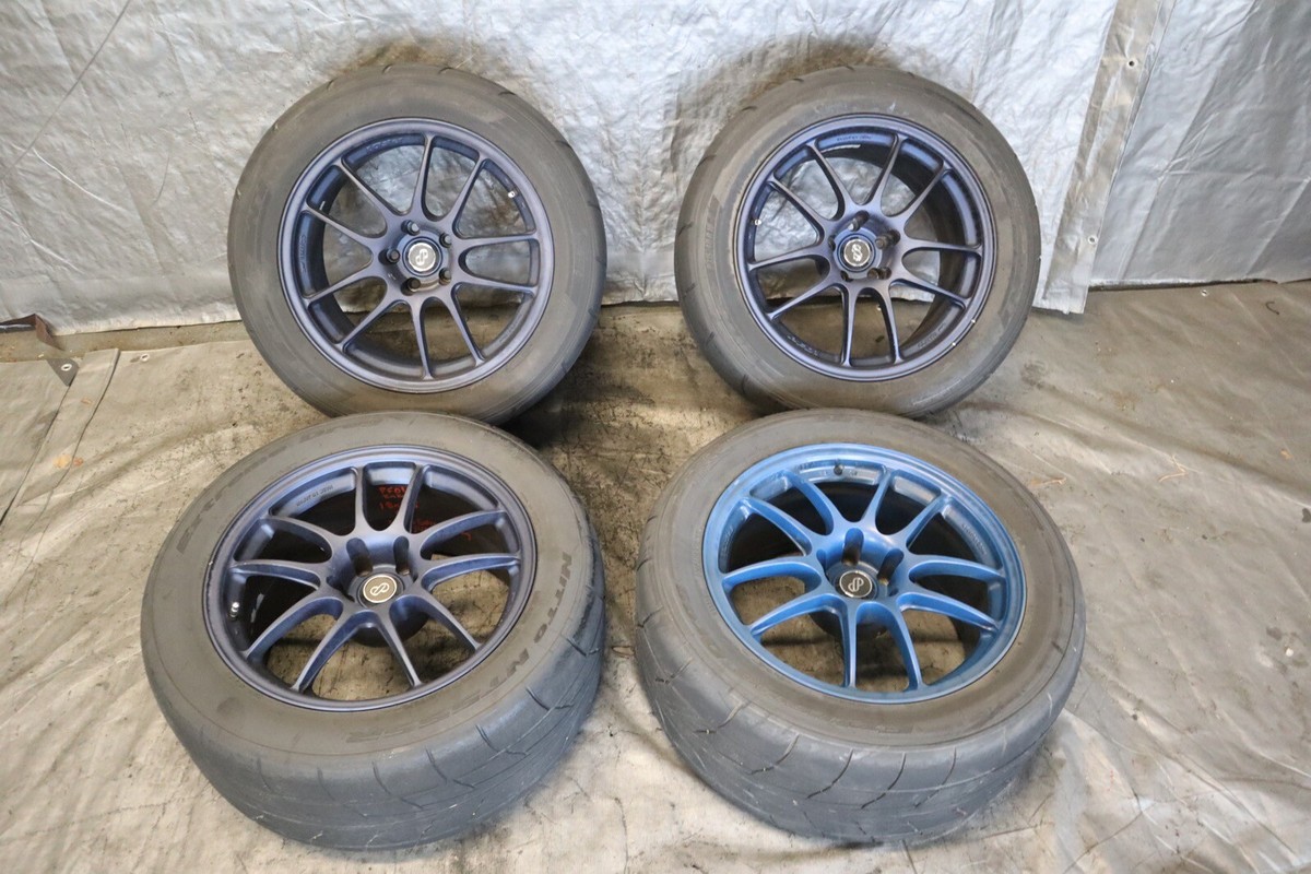 2009-2023 Nissan GT-R R35 Enkei PF01 Wheels Rims 18x9.5 +15 18x10