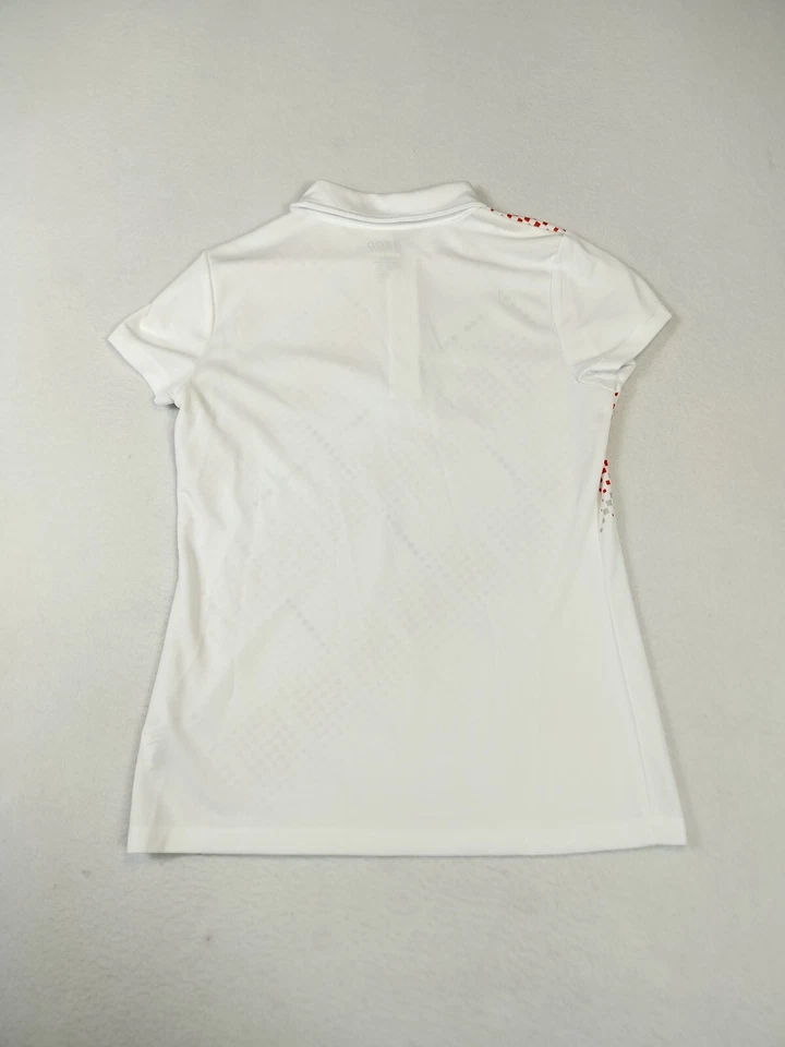 Top Izod Para Mujer SP Blanco Genial FX Realizar Golf Geométrico Atletismo Foto 2 de 4