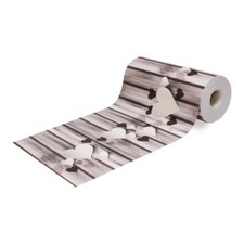 Beige Hearts Non-slip Rubber Fancy Kitchen Lane Drive Carpet