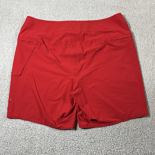 Lululemon Current State Board Shorts Mens 38 Red Lightweight Swim Trunks - 第 2/11 張圖片