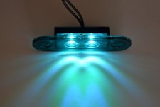 # 2X Flush Navy-Green Lights 12V/24V for Kelsa Bars Scania Volvo MAN DAF Renault