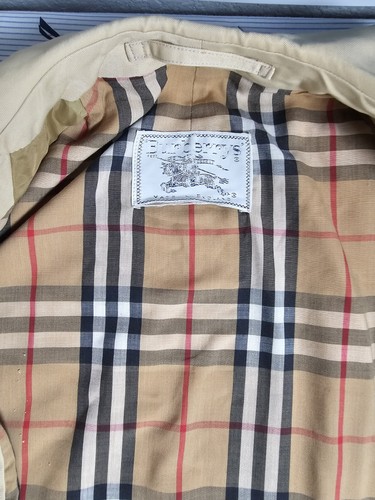 Vintage Burberry’s Tan Lightweight Trench Coat Jacket Size 38 - 第 3/7 張圖片