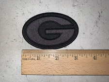 CUSTOM MADE Embroidered Blackout G Grambling/Green Bay/Georgia Iron On Patch