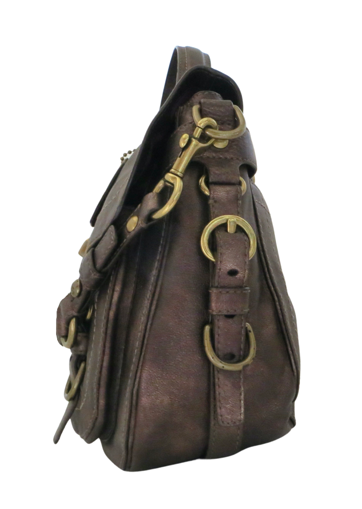 New NWT Coach Legacy Bronze Garcia Leather Large Shoulder Carryall