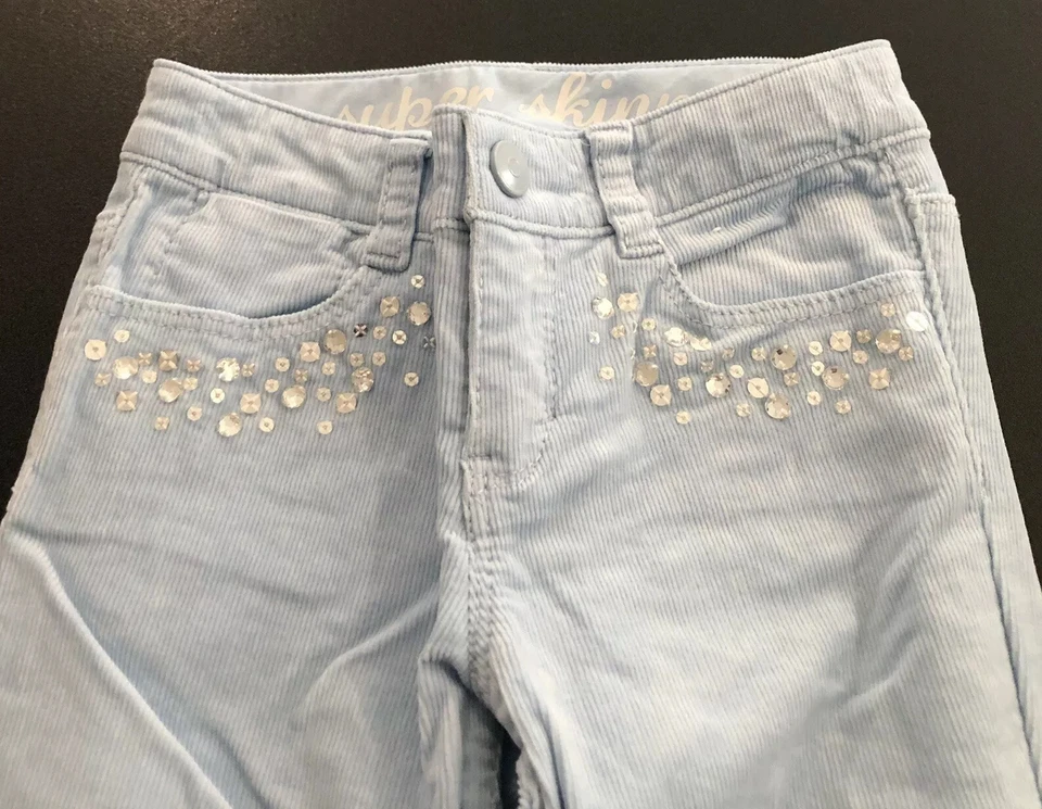 gymboree cozy fairytale Light Blue Ajustable Waist Pants Size 5 - Image 2 of 4