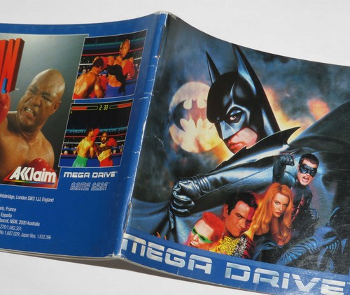 1995 SEGA MEGA DRIVE BATMAN FOREVER ANLEITUNG SPIELBUCH ORIGINAL UK EUR - Bild 3 von 4