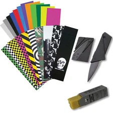 Professional Skateboard and Longboard Griptape + Griptape Knife + Grip Cleaner