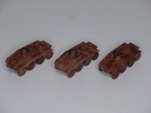 Roco MiniTanks Maßstab 1:87 bemalt SDKFZ WWII Wehrmacht 6 Stück 234/1 Panzer - Bild 2 von 7