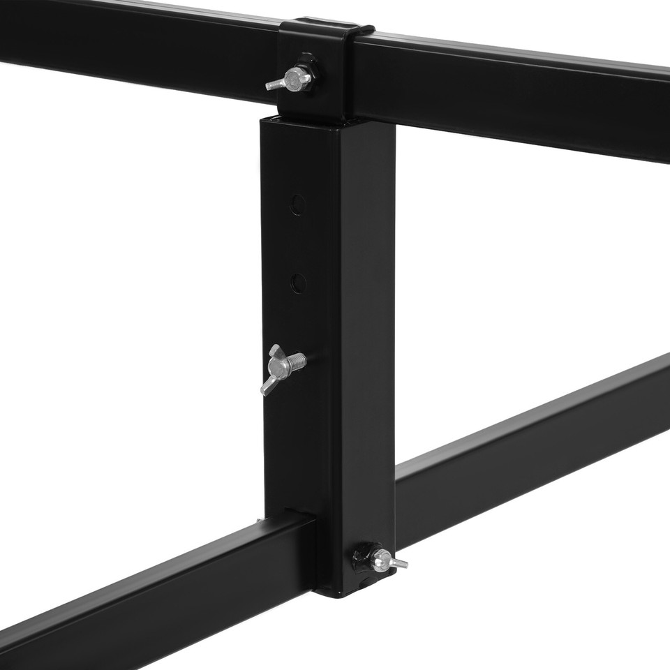 Topper Cart Rack Premium Heavy-Duty Black Ladder Racks Adjustable for Pickup Truck ...