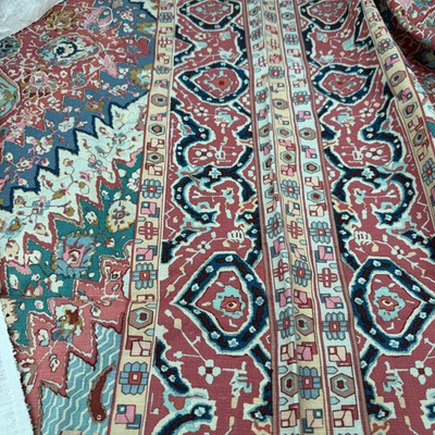 1+ Yard Brunschwig & Fils Sultan of Gujarat Fabric 1987 Winterthur Hand Print