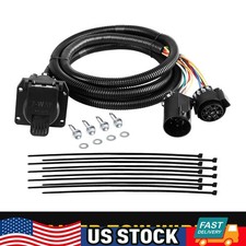 7 Way Trailer Plug Weatherproof Trailer Wiring Harness 7 Pin Trailer Connector Y