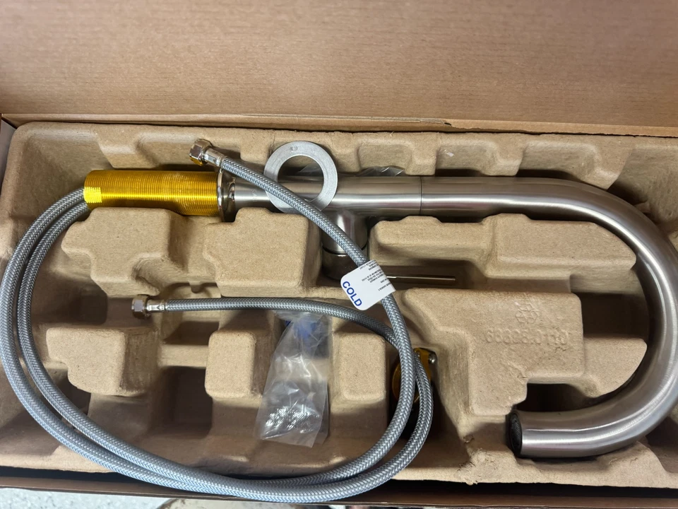 Grifo de barra de acero inoxidable Kallista yuxtapose p23175 Foto 3 de 3