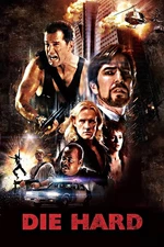 DIE HARD 1988 Fridge Magnet CHRISTMAS Movie Poster 2.5" X 3.5" C