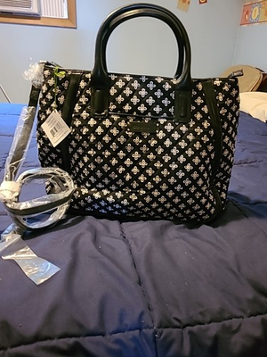 #ad NWT Vera Bradley Mini Concerto Trapeze Quilted Tote Travel Weekend Minimalist $65.00