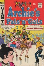 Archie's Pals 'n' Gals #62 VG 1971 Stock Image Low Grade