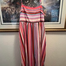 Multi colored Maxi Dress - Adjustable straps