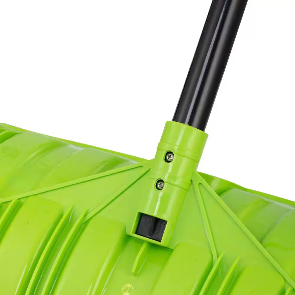21 In. Blade, 35 In. Handle, Snow Pusher Shovel
