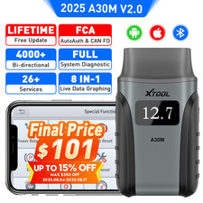 2025 XTOOL A30M V2.0 Bluetooth Full System Di...