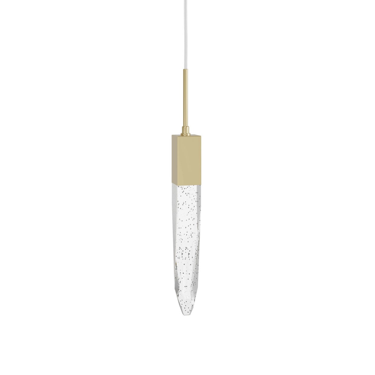 Avenue Lighting Aspen 2 Inch Brass LED Crystal Mini Pendant HF1901-1-AP