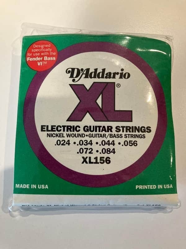 D'Addario EXL156 Electric Guitar Strings for Fender VI Bass