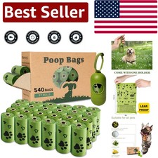540 Counts Biodegradable Pet Waste Bags with Dispenser - Eco-Friendly Scented