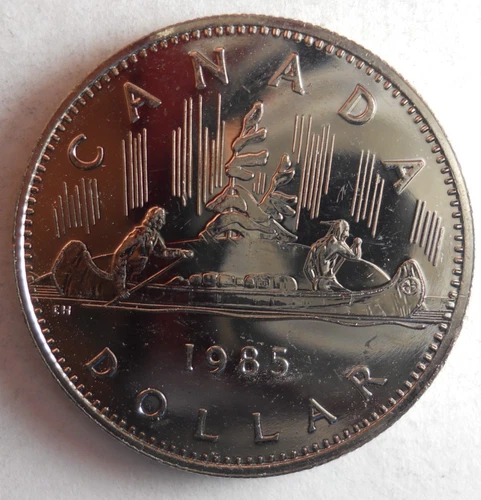 1985 CANADA DOLLAR - AU/UNC - Excellent Coin - Lot #A4
