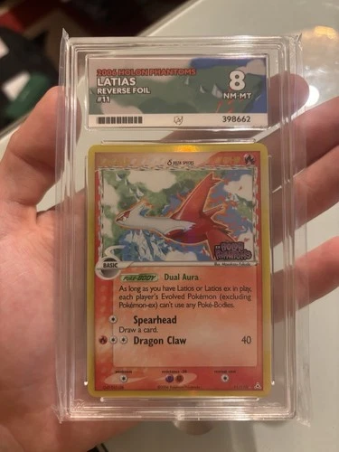 Latias ex 011 ACE graded card