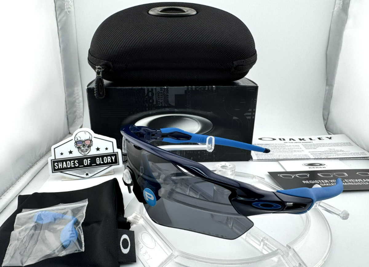 OAKLEY RADAR EV PATH NAVY BLUE GREY POLARIZED SUNGLASSES OO9208-06