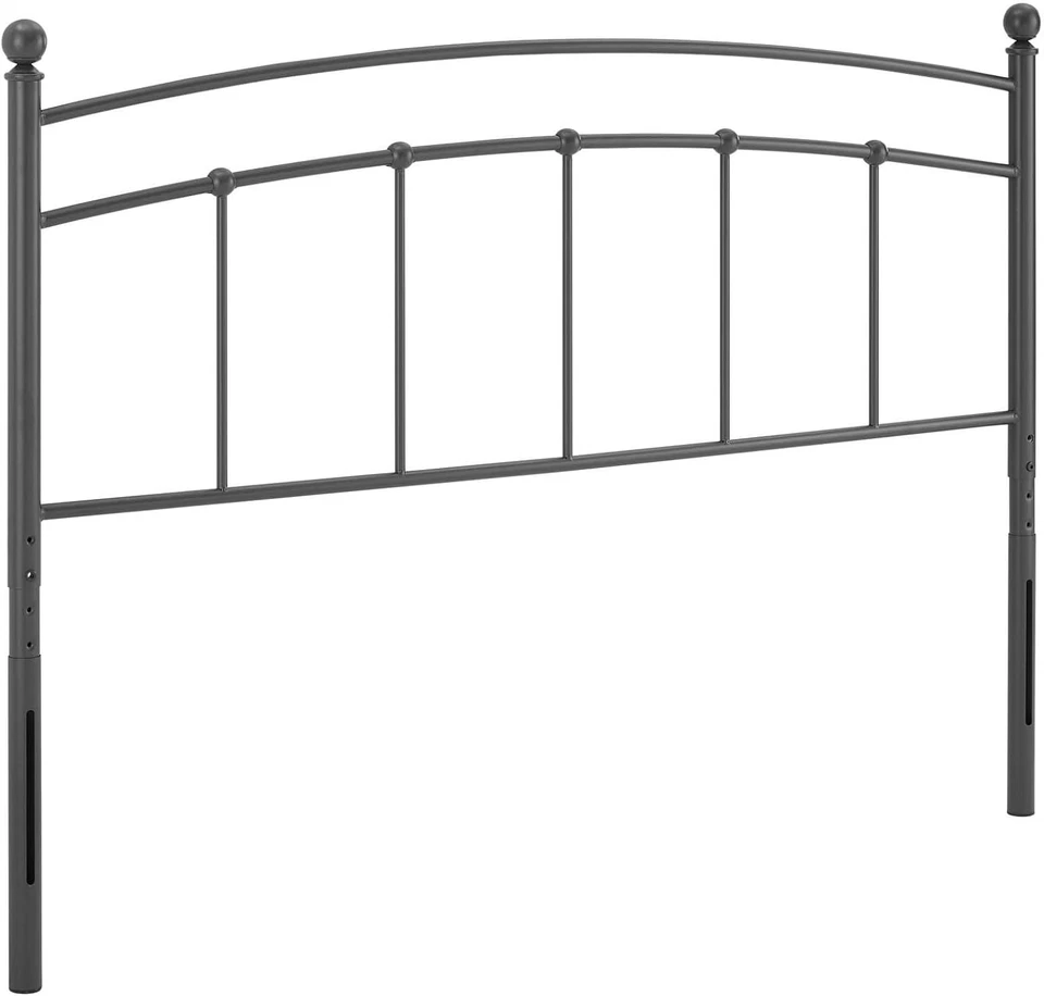 Abigail Queen Metal Headboard in Gray - Image 2 of 4