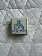 Vintage Northstar Pocket Timer Stopwatch Original Box - Made in Switzerland