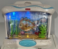 Fisher Price Ocean Wonders Aquarium Baby Crib Soother Lights Sounds 2007 Vintage