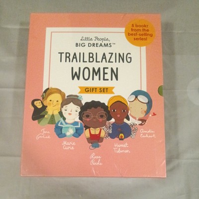 Trailblazing Women 5 Book/Slipcase & Pull-Out Poster Gift Set(New, Sealed)