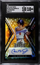 2023 Leaf Exotic Cal Ripken Jr. Autograph DEER /1 SGC 10 w/10 AUTO (1/1)