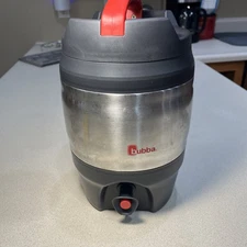 Bubba 128oz ~ 1 Gallon Stainless Steel Insulated Thermos w/Spout Gray Red. D 575