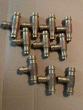 10 Sanpress Brass Viega Press Fittings 18 Tees Reduced