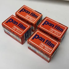 4 rolls 35mm Friendship Pan100 Black and White film, Expired 1995 for collection
