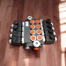 Directional Control Valve 4-spool Hydraulic Solenoid 50 L/Min 13GPM 24VDC