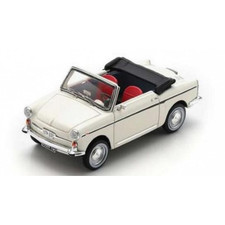 AUTOBIANCHI BIANCHINA CABRIO 1962 WHITE 1:43 Schuco Auto Stradali -I- Modellino 