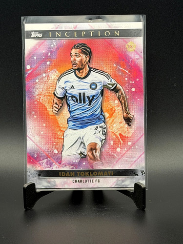 2025 Topps MLS Inception Idan Toklomati Rookie RC #45 Charlotte FC