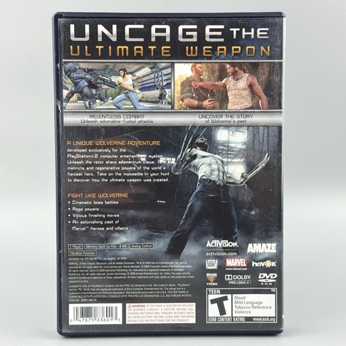 X-Men Origins: Wolverine (Sony PlayStation 2, 2009) PS2 CIB Complete & Tested - Picture 3 of 15