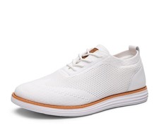 Bruno Marc Men's Breeze Mesh Sneakers Oxfords Lace-Up Lightweight Shoes Size9.5