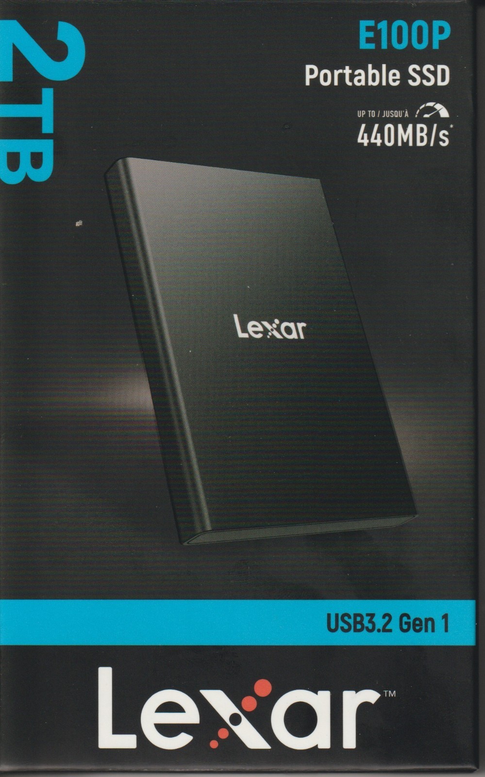 SSD Externe Lexar 2To Neuf à Haute Vitesse pour Transfert Vidéo 4K