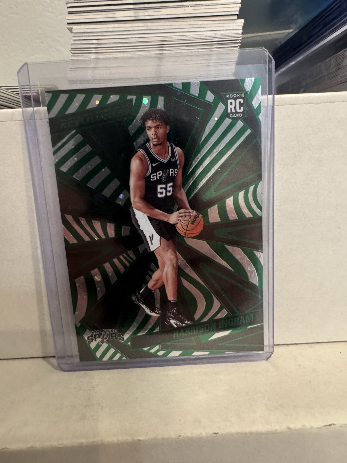 2024-25 Panini Revolution - Rookies Harrison Ingram #103 Green Cosmo /75 (RC)