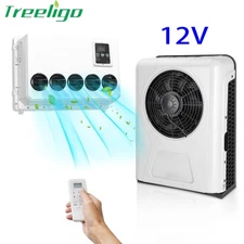 12V Electric Split Air Conditioner Cab AC Unit Kit For Truck Semi Bus RV Caravan