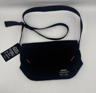 Black Bonded Ecoalf Bag Recycled Ocean Plastic New With Tags