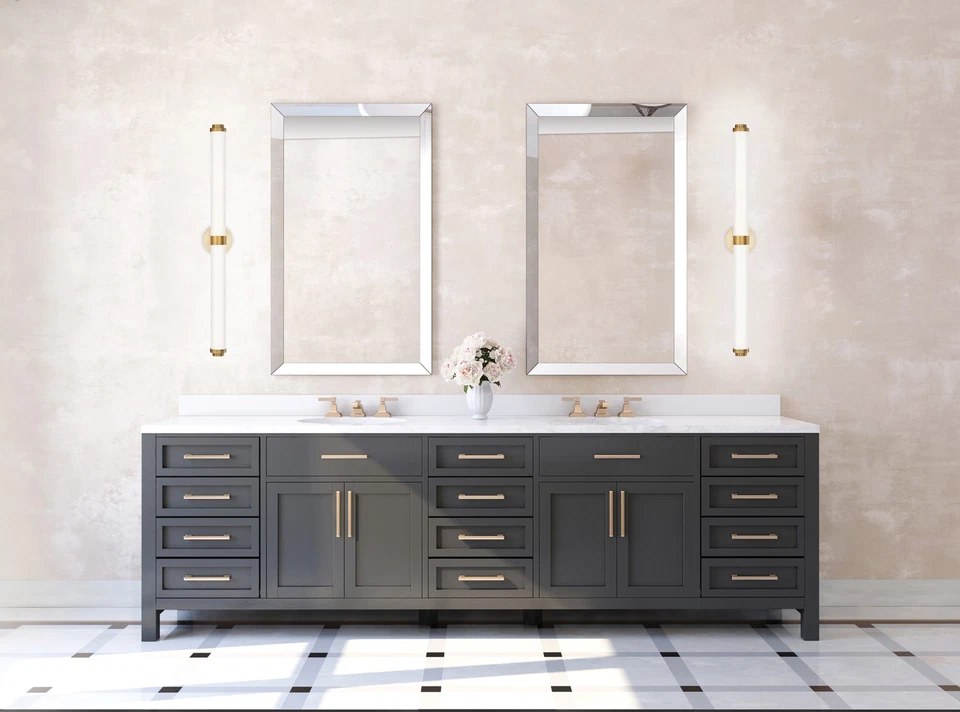 Access Lighting 62532LEDD-OPL Aqua 2 Light 37"W LED Bath Bar - Gold - Image 3 of 3